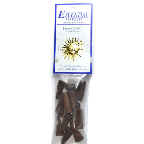 Frangipani Escential Essences Incense Cones 16/Pk