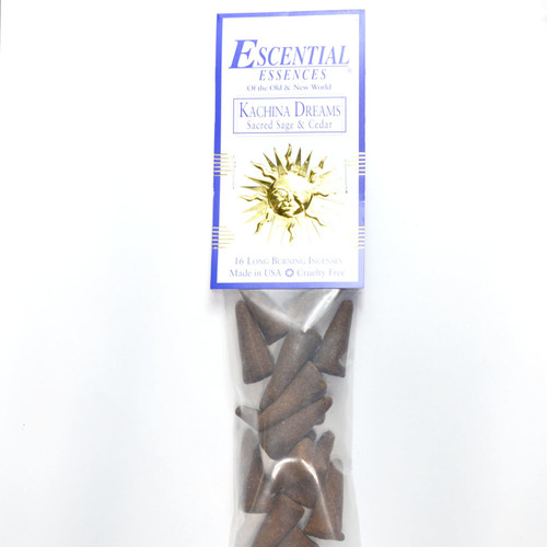 Kachina Dreams Escential Essences Incense Cones 16/Pk