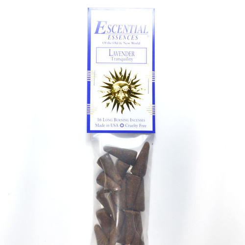 Lavender Escential Essences Incense Cones 16/Pk