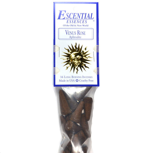 Venus Rose Escential Essences Incense Cones 16/Pk