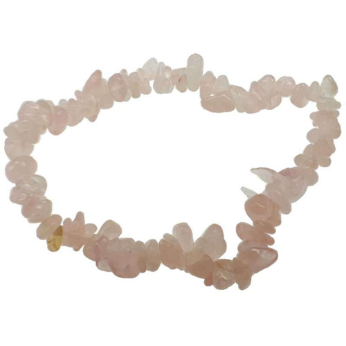 Rose Quartz Chip Bracelet Rose Quartz Chip Bracelet