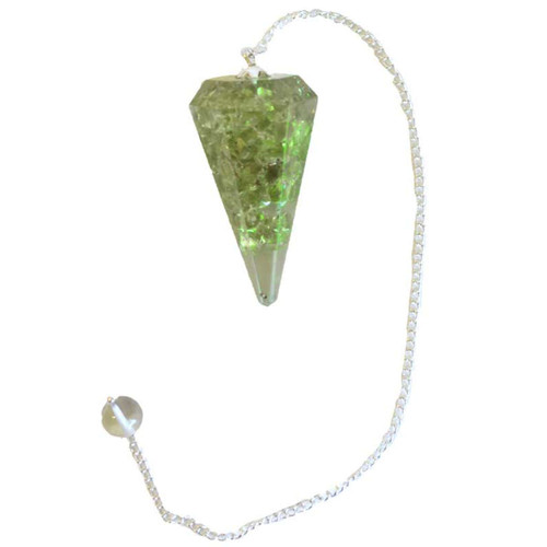 Peridot Orgone Pendulum Peridot Orgone Pendulum