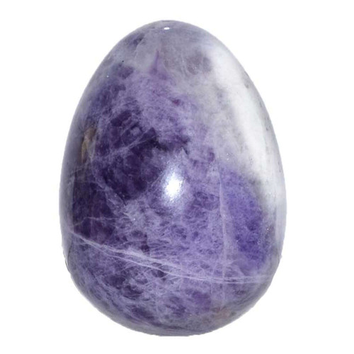 Amethyst, Chevron Egg 2" Amethyst, Chevron Egg 2"