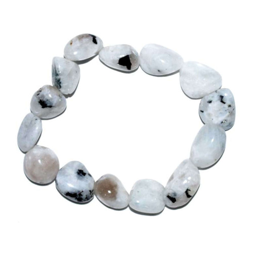 Rainbow Moonstone Gemstone Bracelet Rainbow Moonstone Gemstone Bracelet