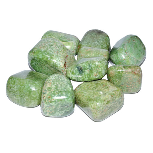 Grossularite (green garnet) Tumbled Stones 1 lb. Grossularite (green garnet) Tumbled Stones 1 lb.