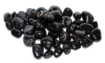 Onyx Black Tumbled Gemstones 1/4 lb.