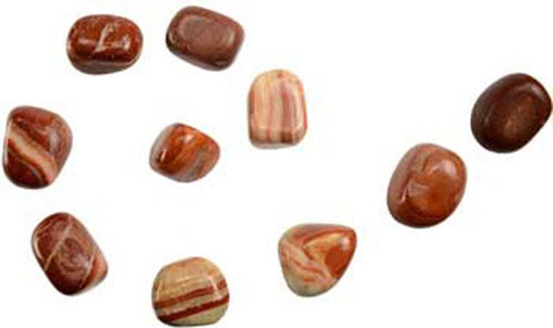 Red Banded Jasper Tumbled Gemstones 1/4 lb. Red Banded Jasper Tumbled Gemstones 1/4 lb.