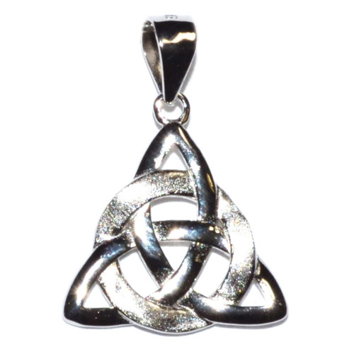 Triquetra Sterling Silver Pendant 5/8"