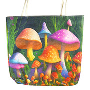 Mushroom Tote Bag 17" X 17"