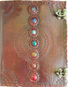 Chakra Leather Journal w/ Latch