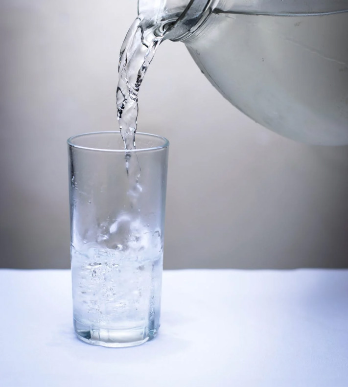 filling water glass