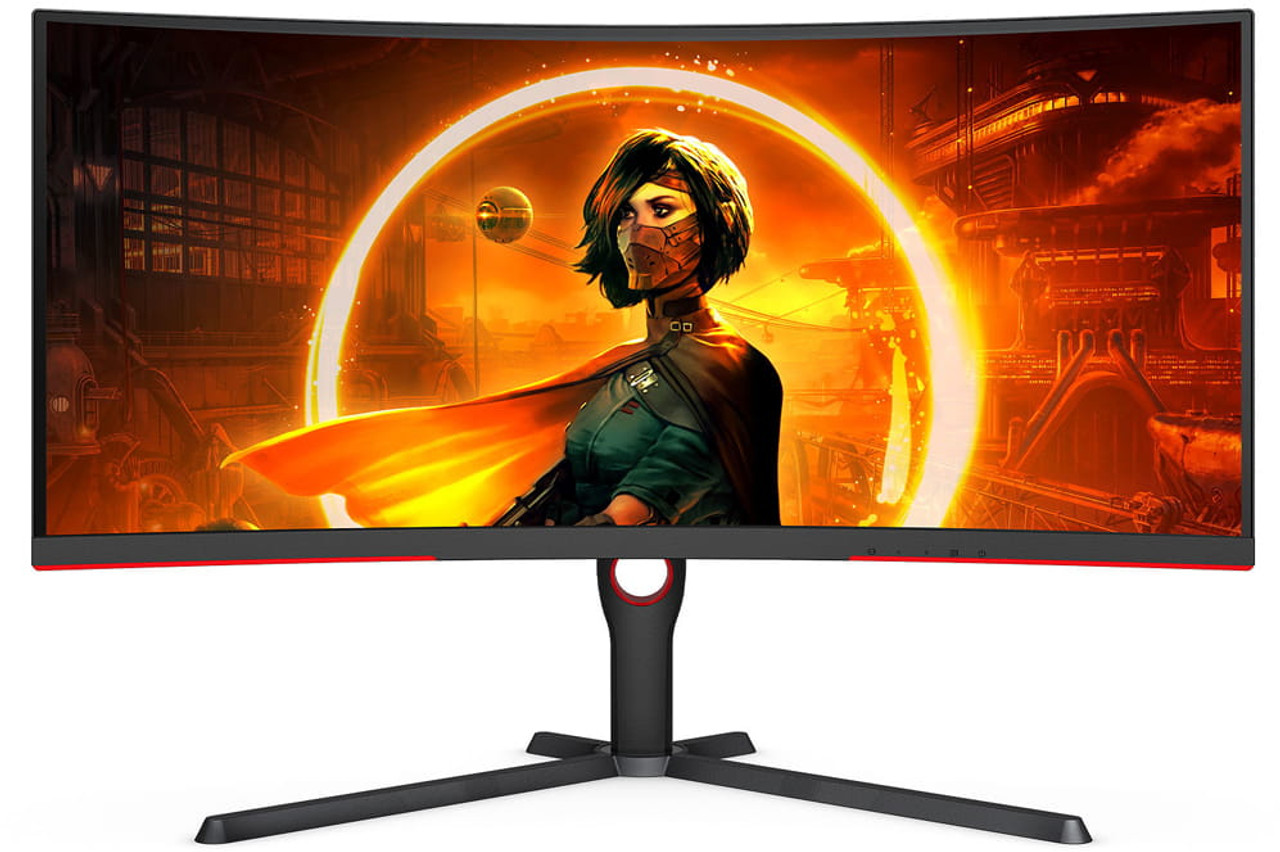 +$749 - 34" 3K Curved 165 QHD + HDMI / DP Cable Included