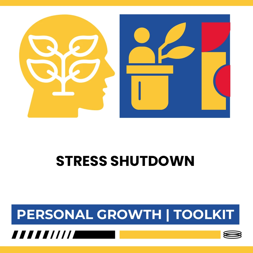 Stress Shutdown | Switch Off Your Work Stress Before Bed | Format: 1-Page PDF Download