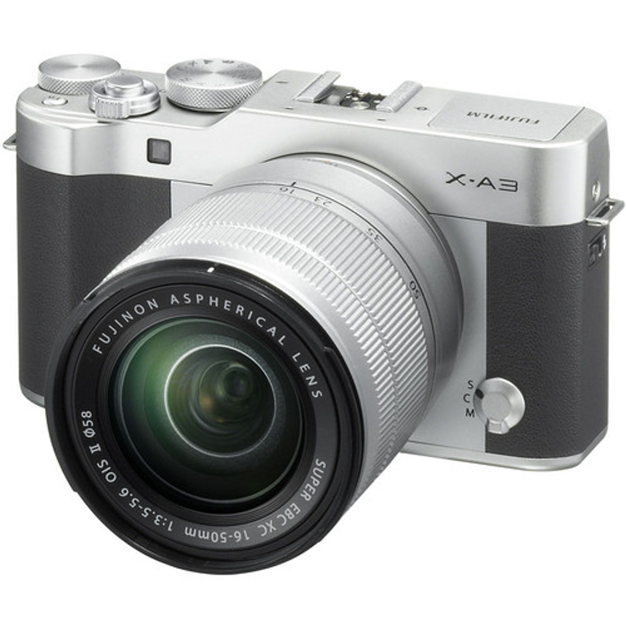 Samenwerken met functie pack Fujifilm X-A3 Mirrorless Digital Camera with 16-50mm Lens (Silver) |  Bedfords.com