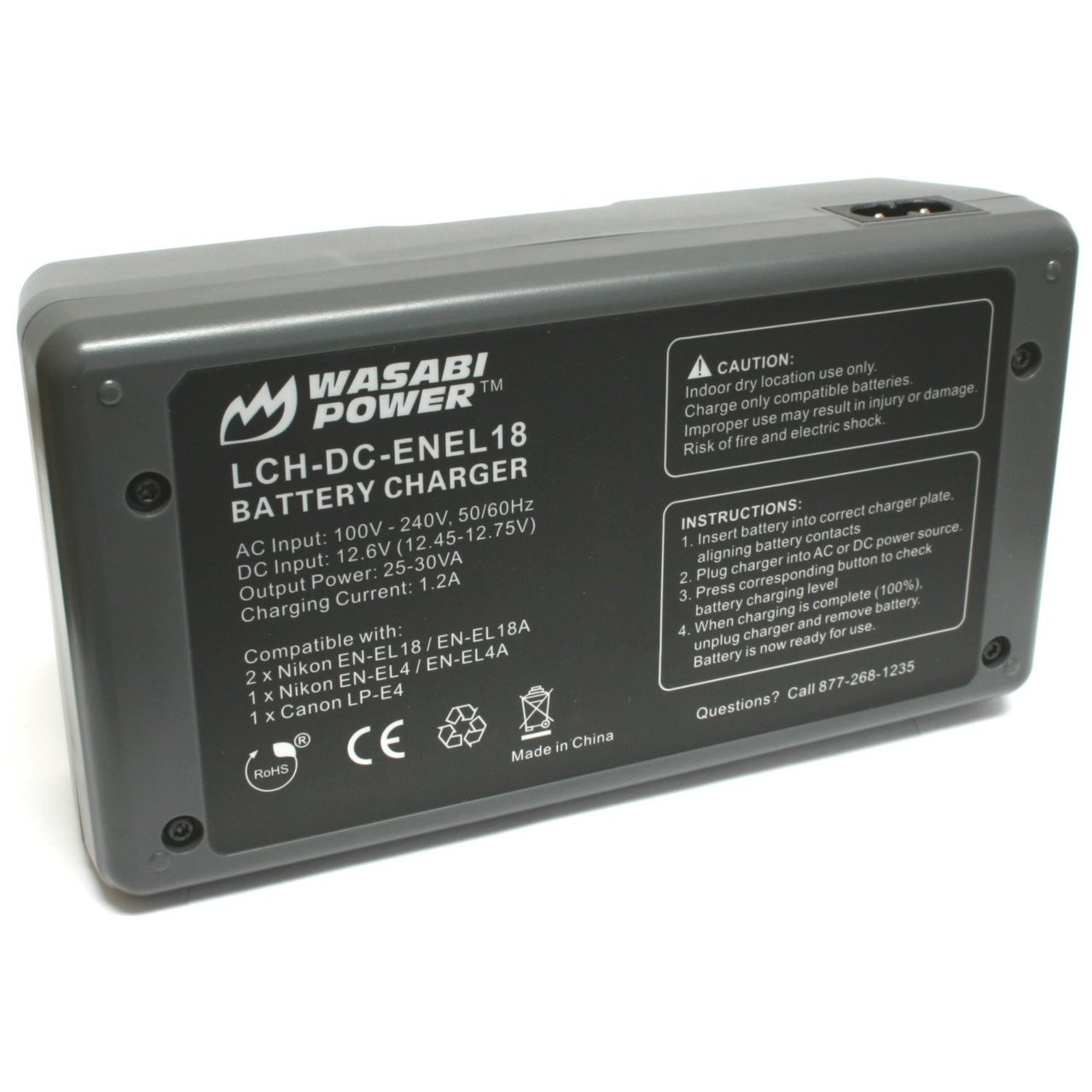 Wasabi Power Dual Battery Charger for Nikon | Bedfords.com