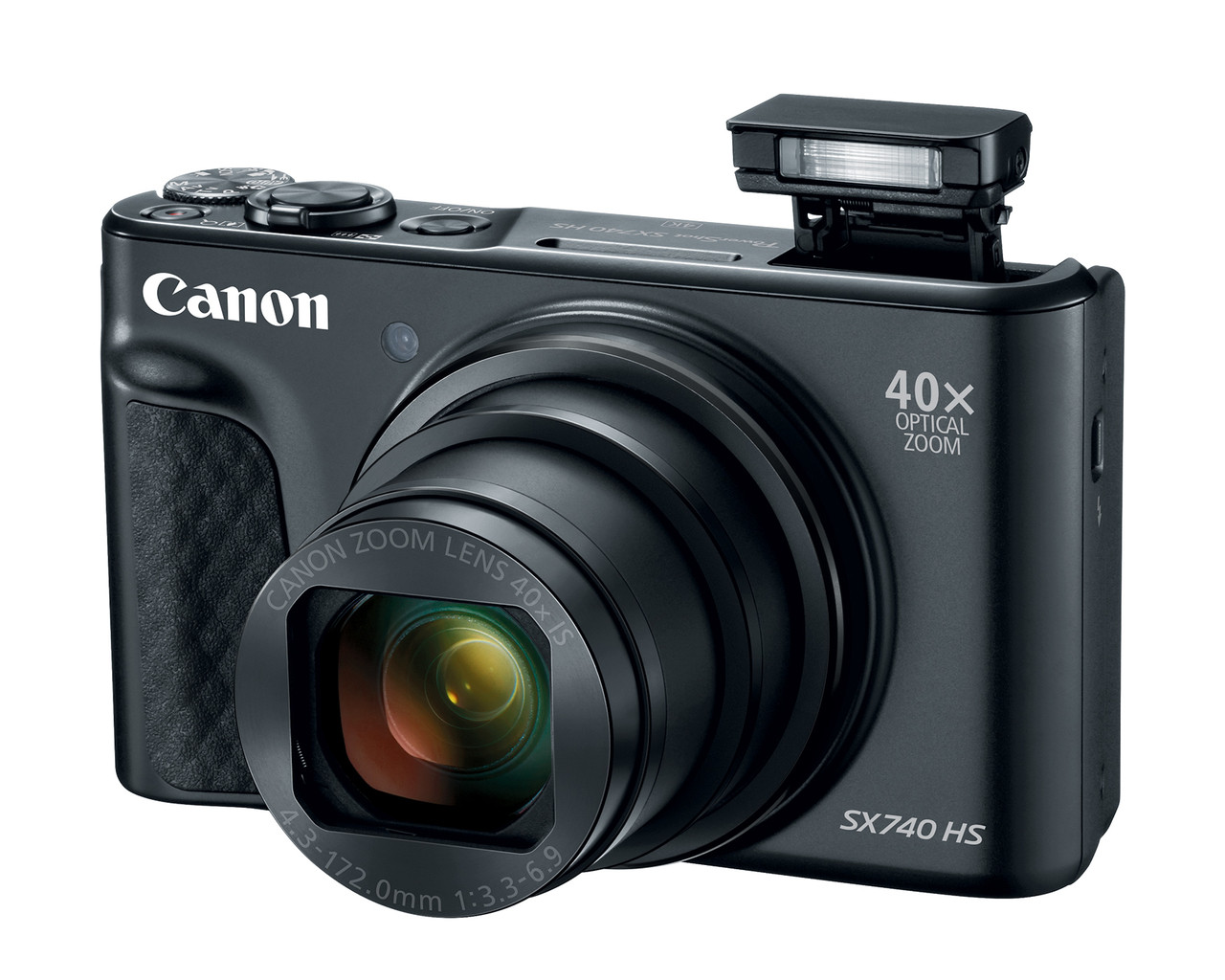 Canon PowerShot SX740 HS Digital Camera (Black) | Bedfords.com