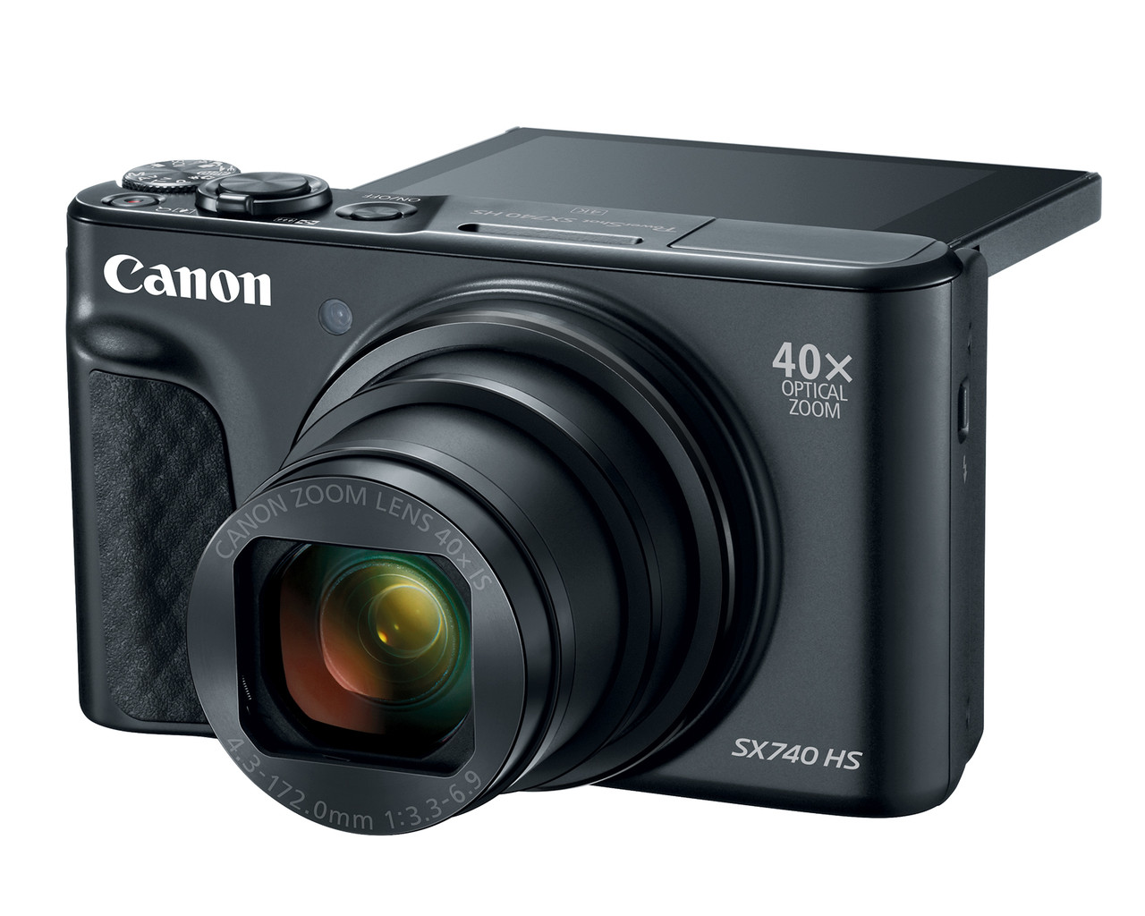 Canon PowerShot SX740 HS Digital Camera (Black) | Bedfords.com