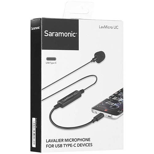 Saramonic LavMicro-UC Omnidirectional Lavalier Mic for USB Type-C Devices - Thumbnail 4