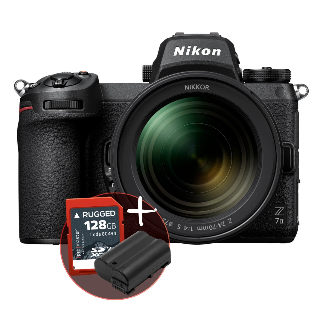 Nikon Z 7II Mirrorless Camera with Z 24-70mm f/4 S