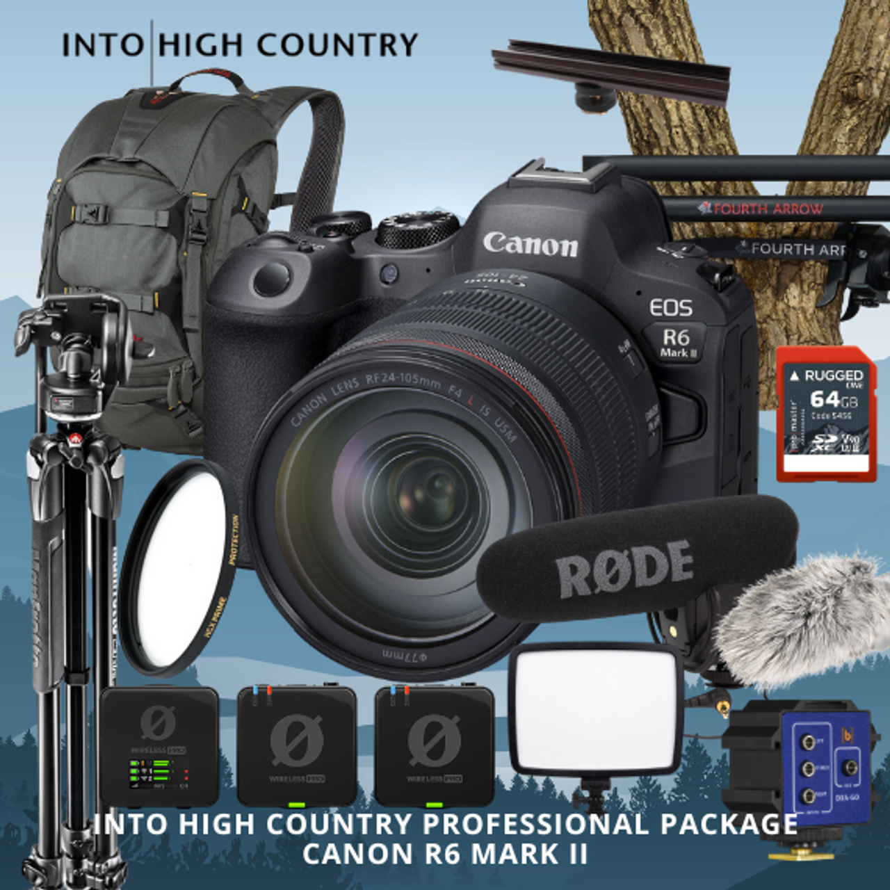 Into High Country Professional Package, Canon R6 Mark II