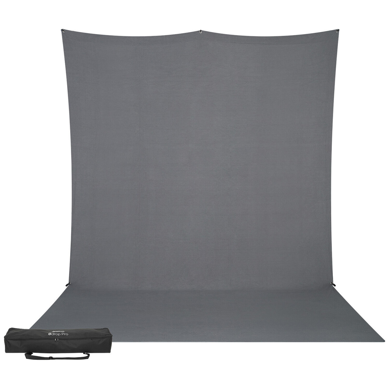 Westcott X-Drop Fabric Backdrop Kit (Neutral Gray, 8 x 13