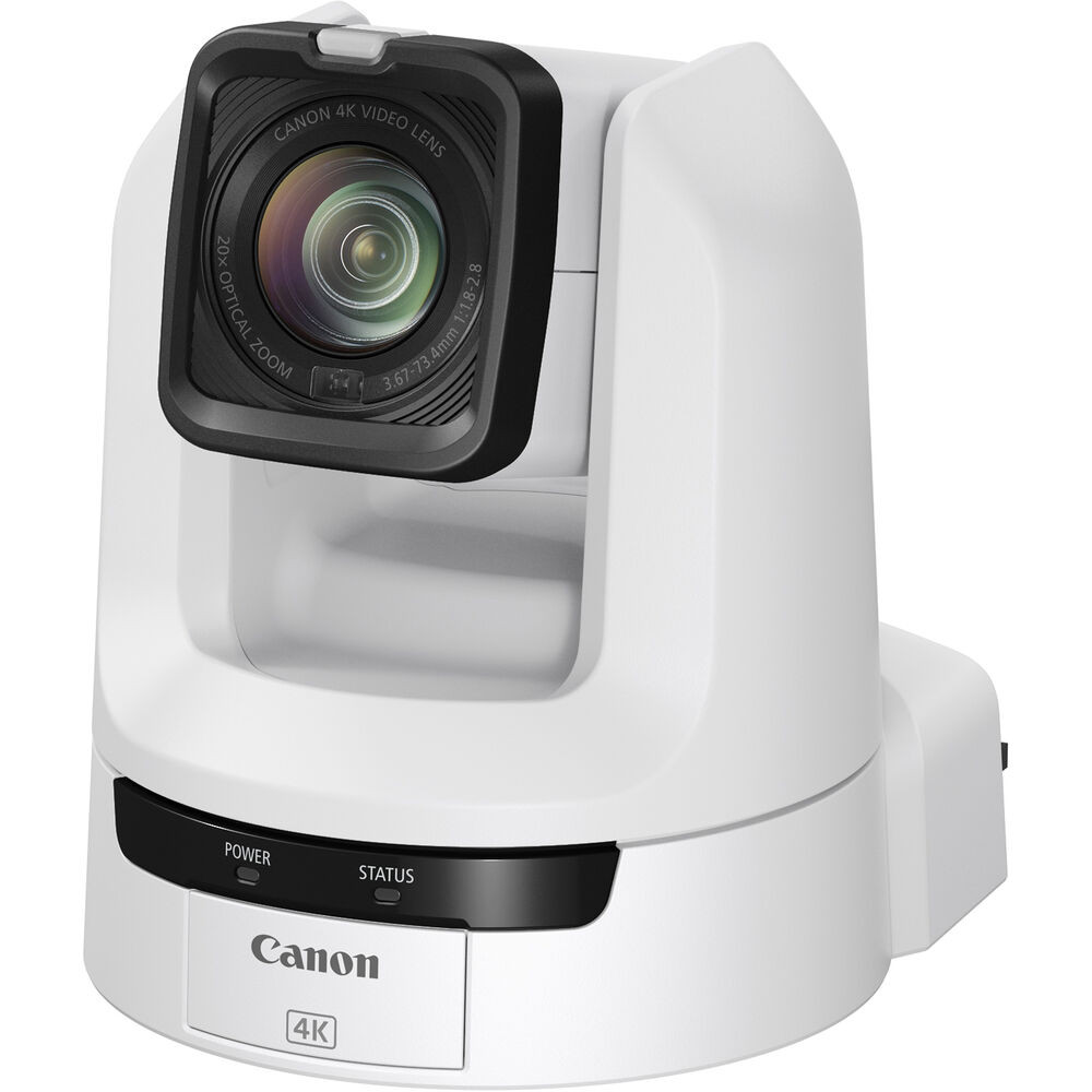 Canon CR-N300 4K NDI PTZ Camera with 20x Zoom (Titanium White