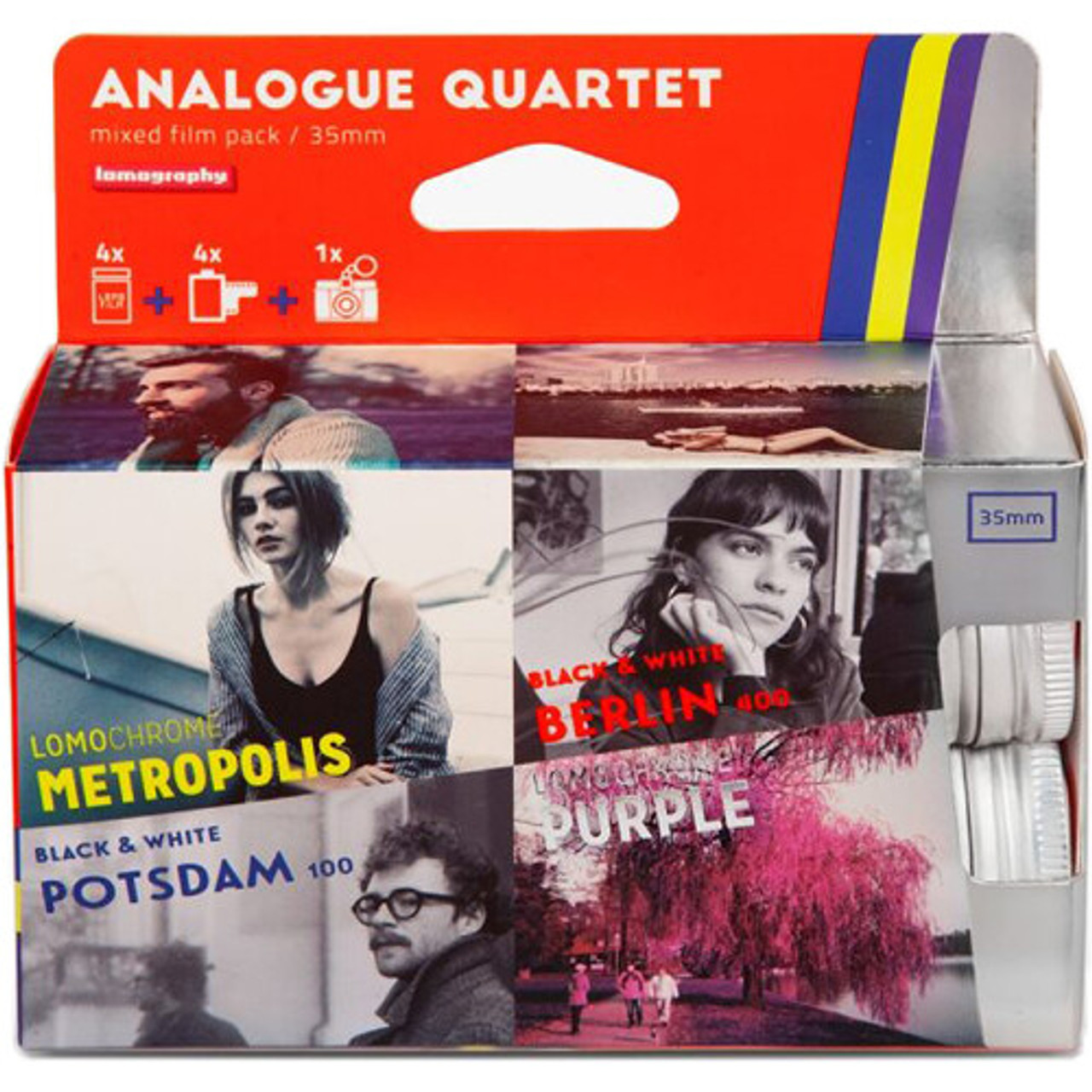 Lomography Analogue Quartet Mixed Film Pack (35mm, 36 Exposures)