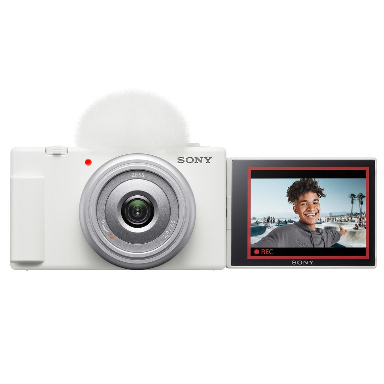 Sony ZV-1F Vlog Camera (White) (27242926295) | Bedfords.com