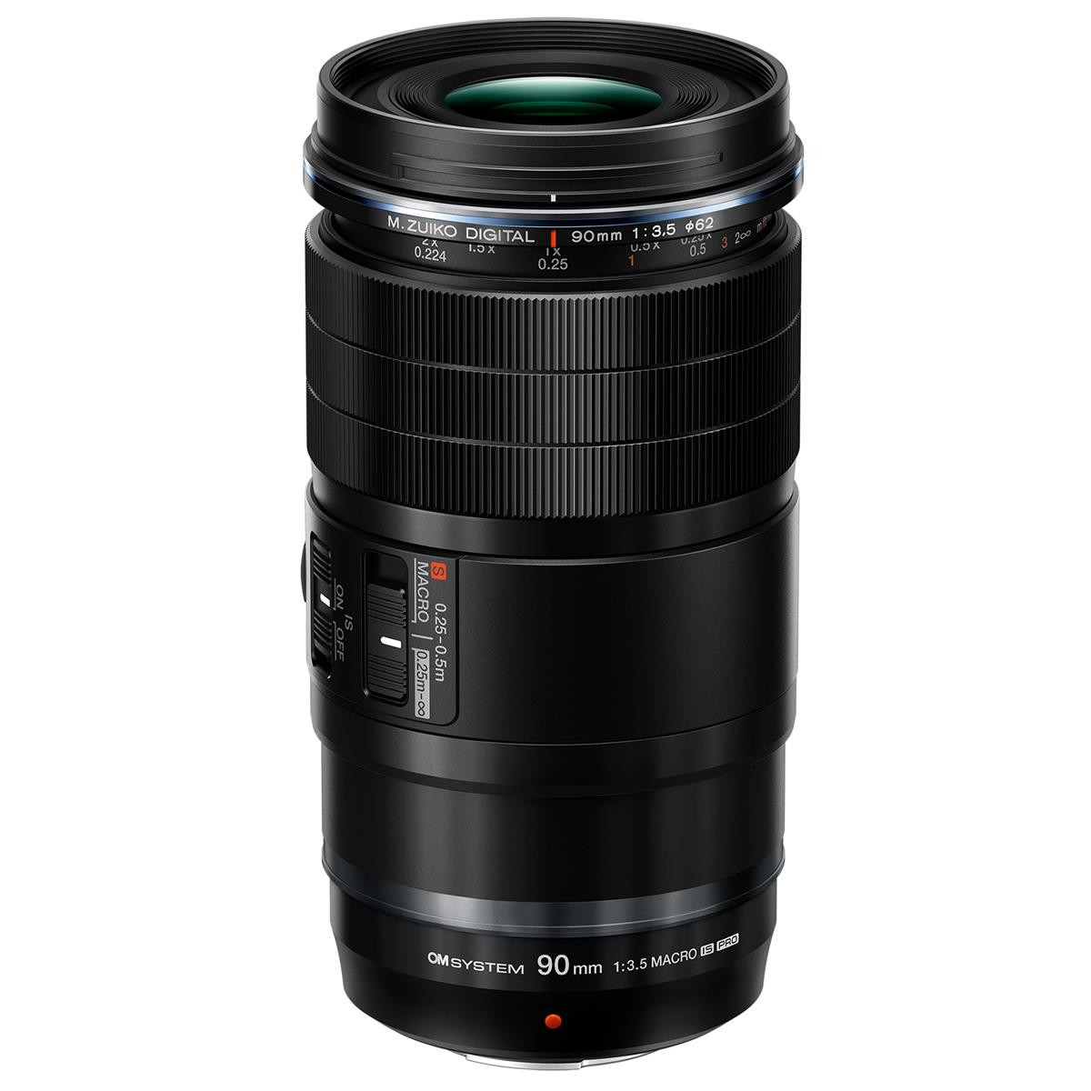 OM SYSTEM M.Zuiko Digital ED 90mm f/3.5 Macro IS PRO Lens (Micro