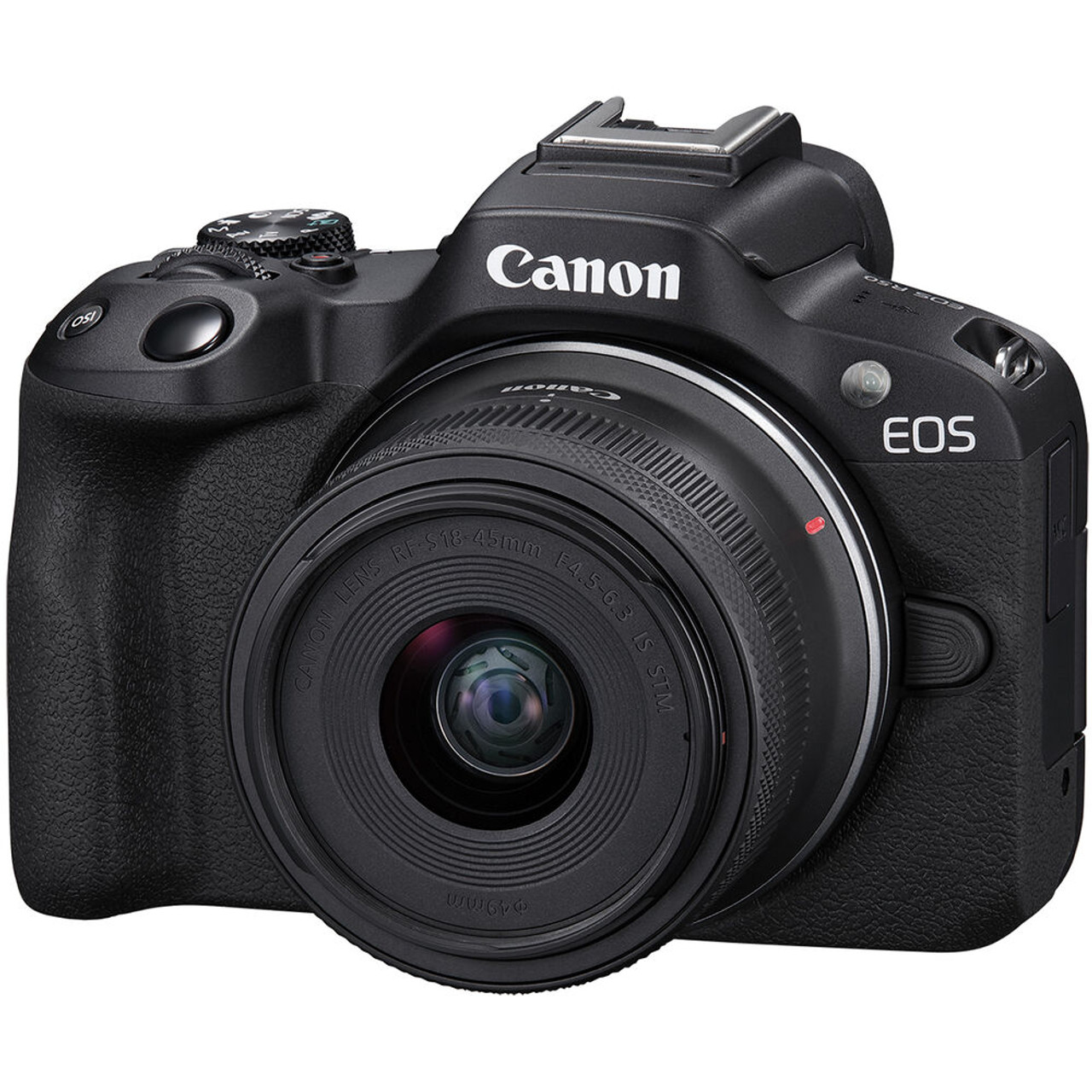 Canon EOS R50 Mirrorless Camera with 18-45mm Lens (Black 