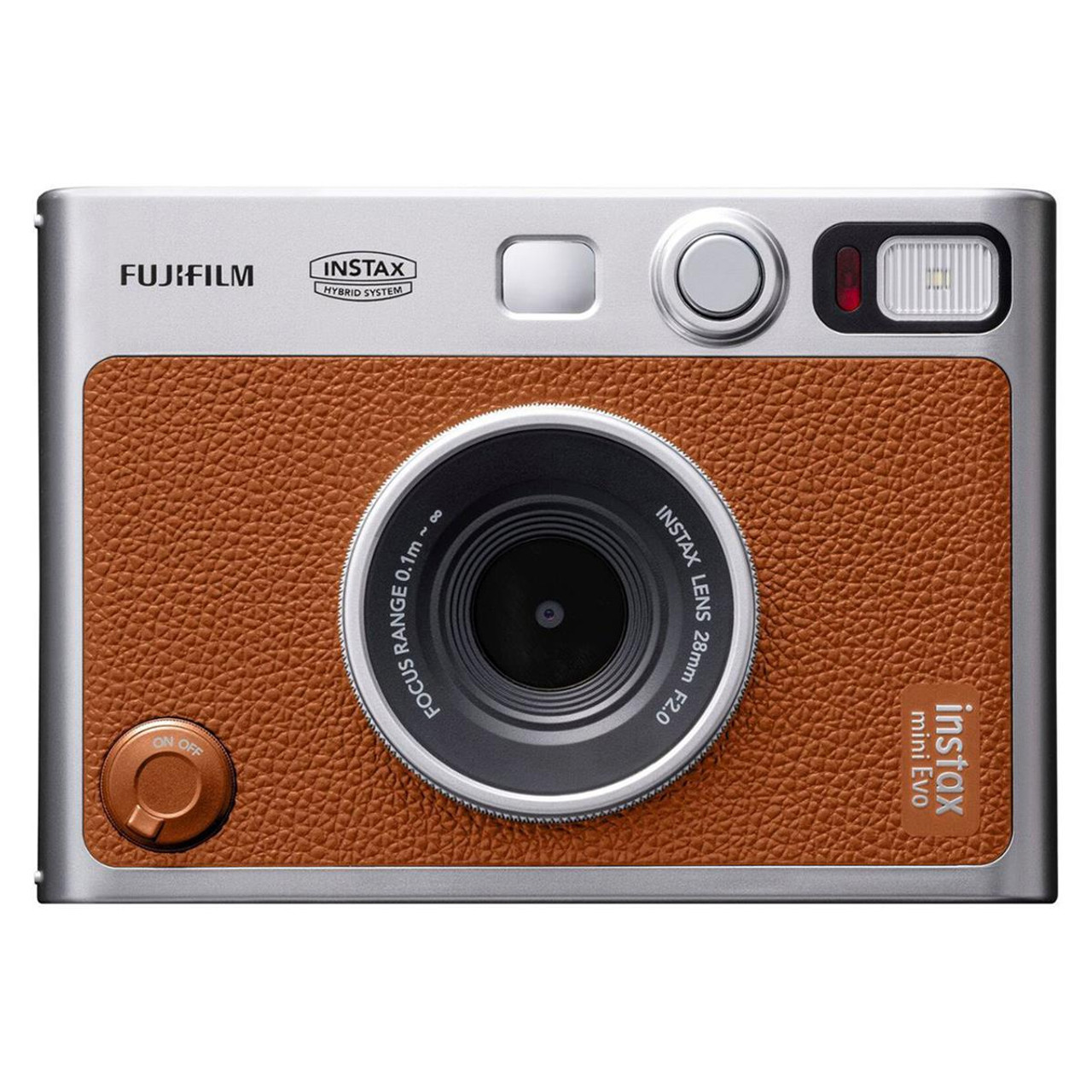 FUJIFILM INSTAX MINI EVO Hybrid Instant Camera (Brown) (74101208467) |  Bedfords.com