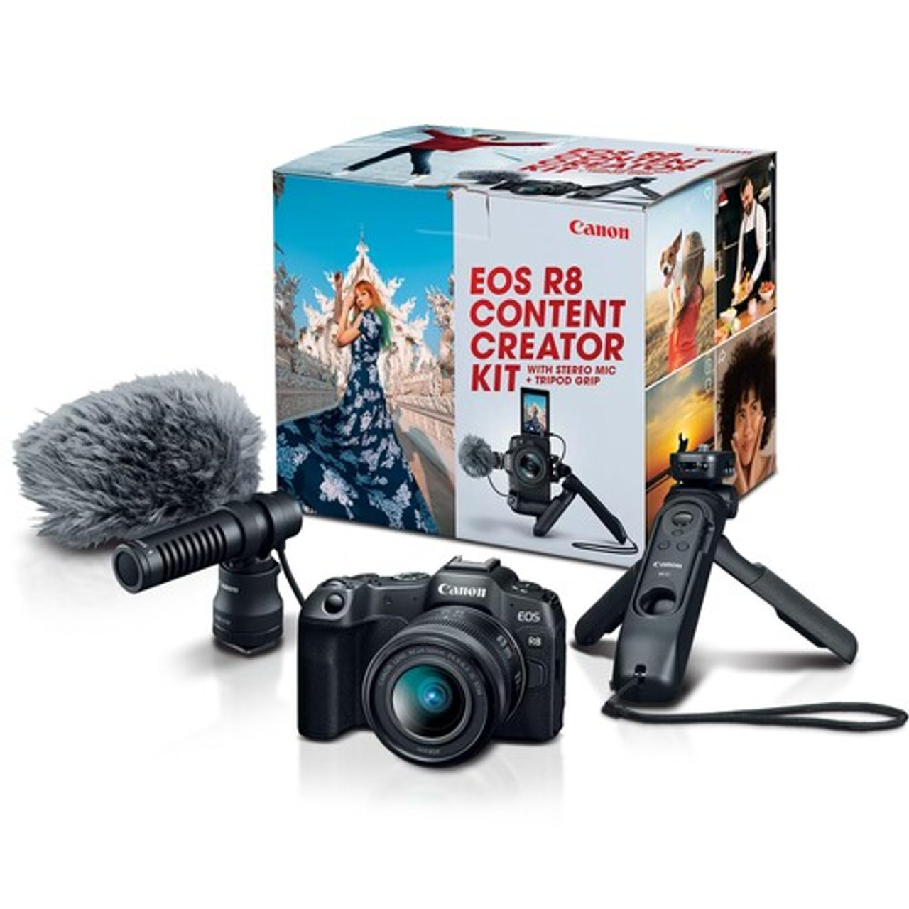Canon EOS R8 Mirrorless Camera Content Creator Kit (60685253377)