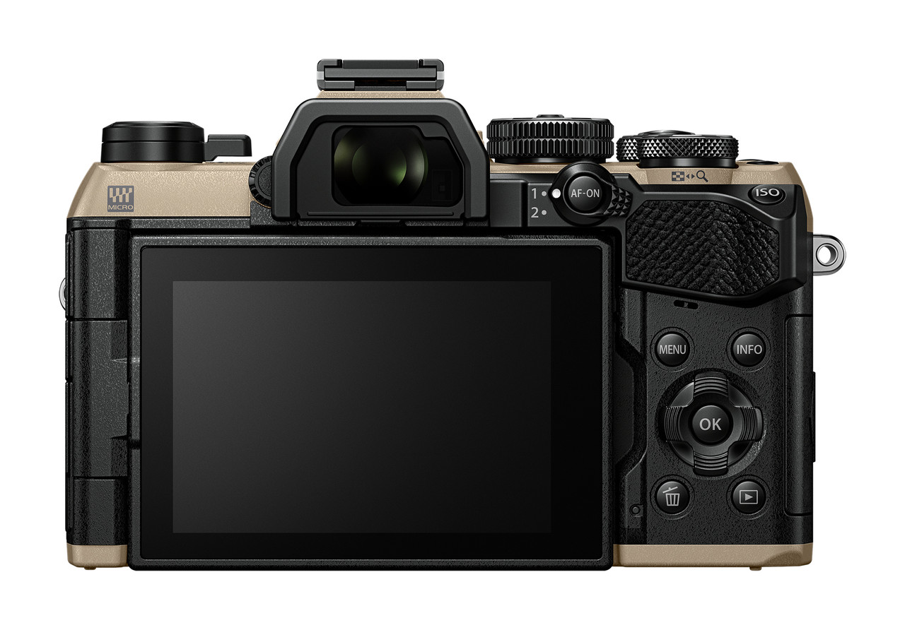 OM SYSTEM OM-5 Mark II Mirrorless Camera (Sand Beige) | Bedfords.com