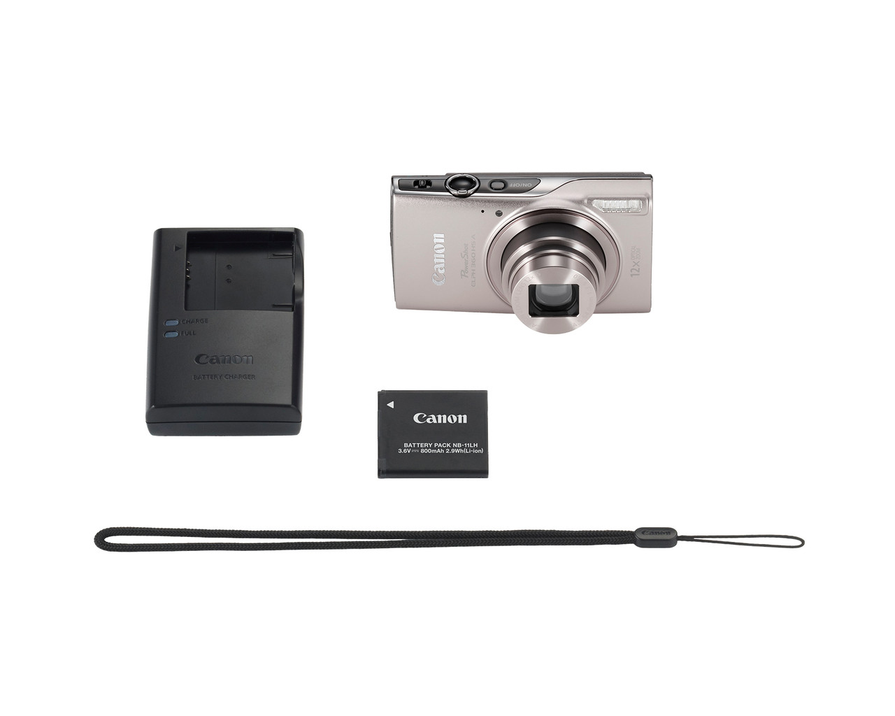 Canon PowerShot ELPH 360 HS A Camera (Silver) | Bedfords.com