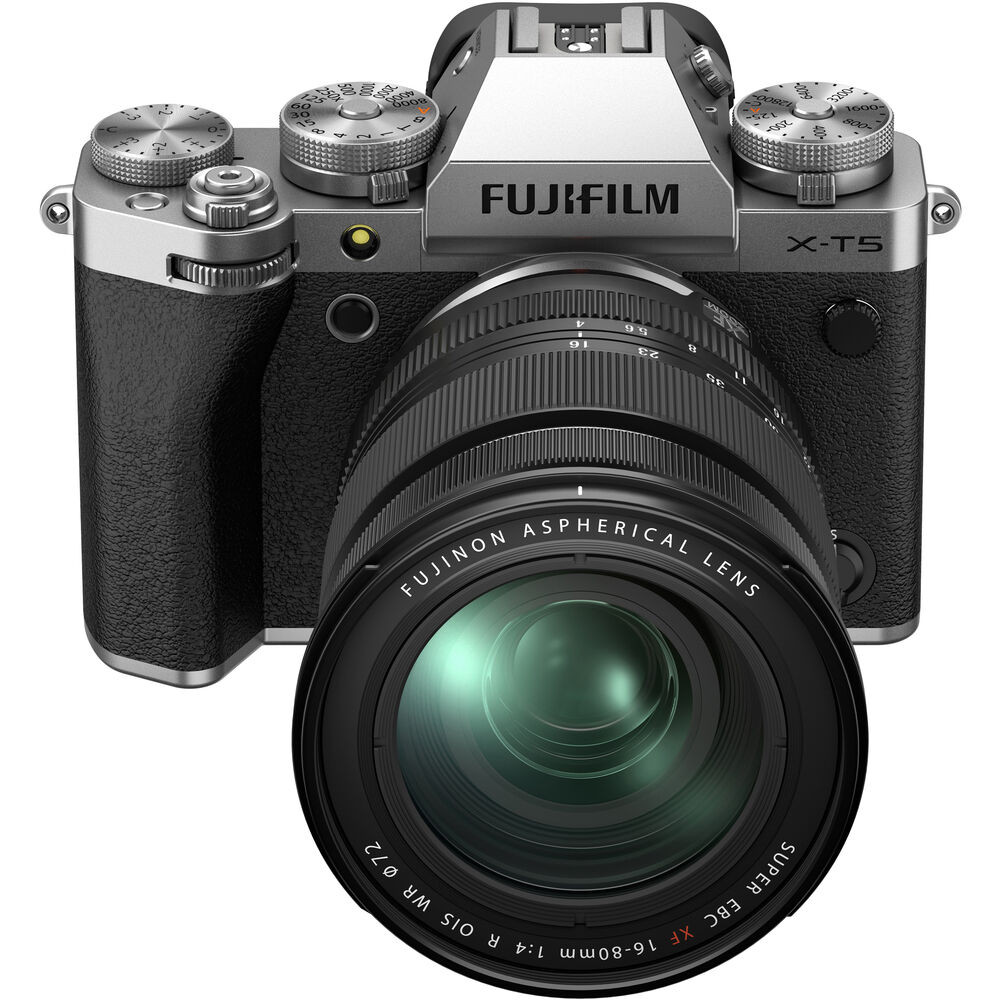 Fujifilm X-T5 Mirrorless Camera with 16-80mm f/4 Lens (Silver Fujifilm X-T5 Mirrorless Camera with 16-80mm f/4 Lens (Silver