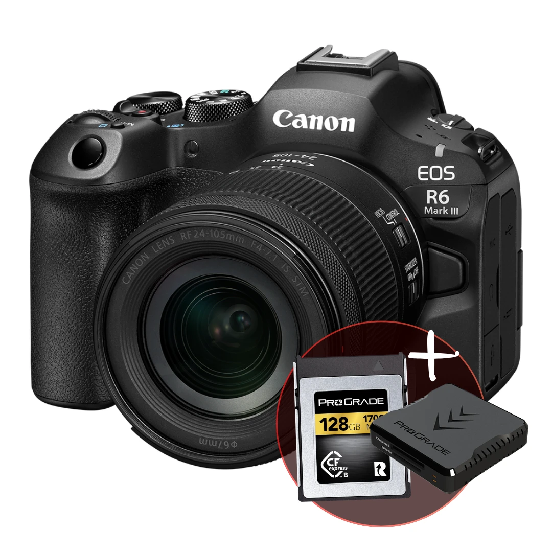 Canon EOS R6 Mark III with  RF 24-105mm F4-7.1 IS STM Lens