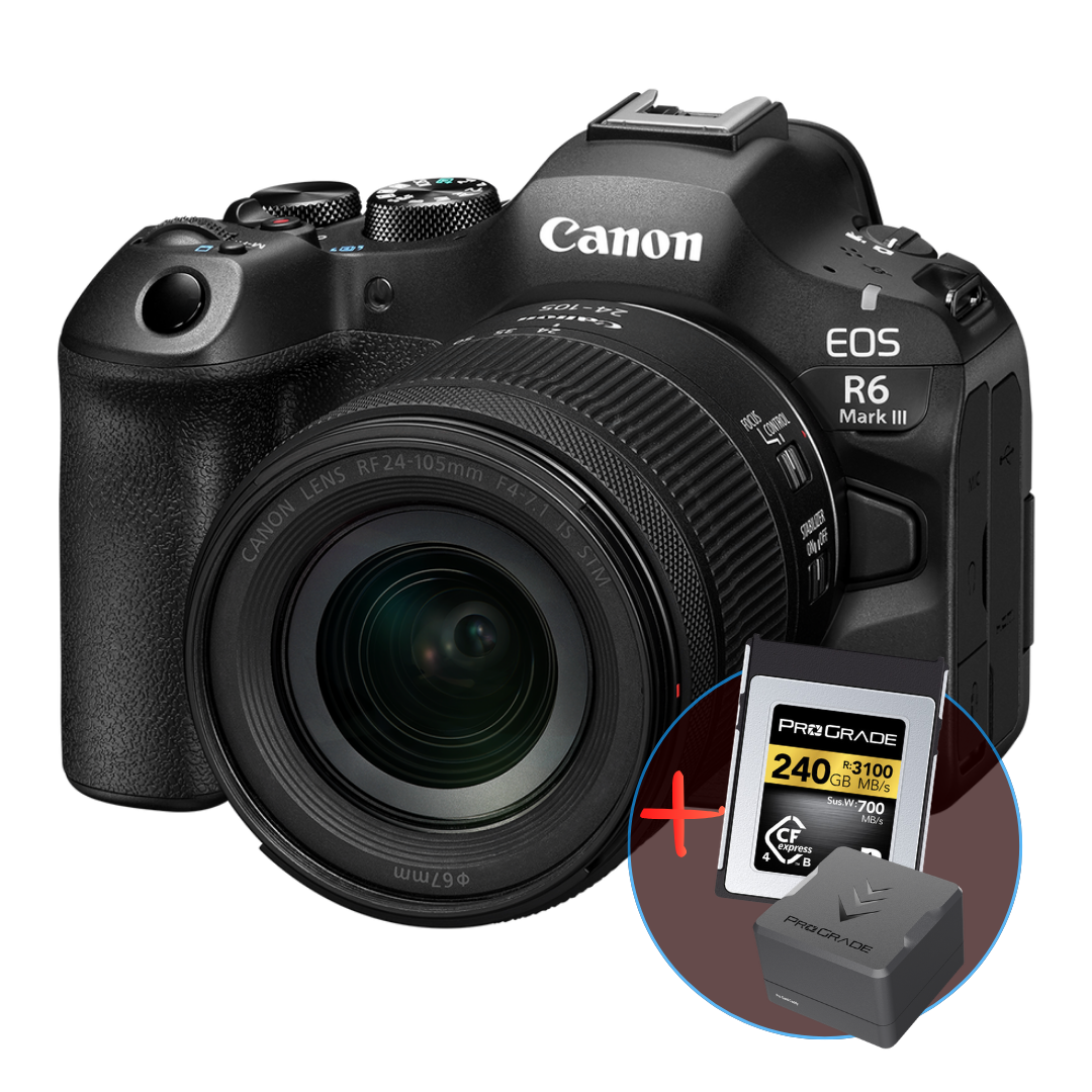 Canon EOS R6 Mark III with  RF 24-105mm F4-7.1 IS STM Lens