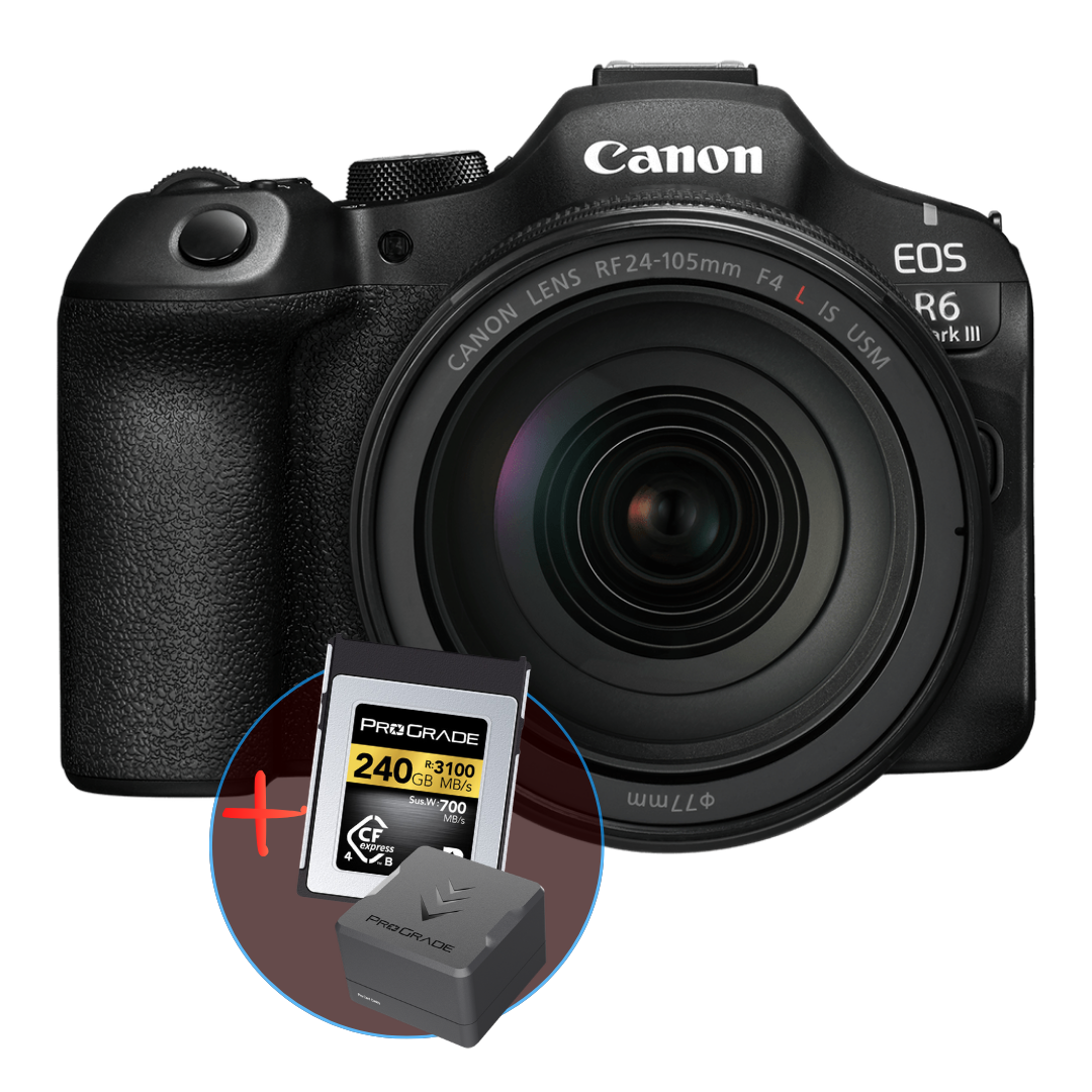 Canon EOS R6 Mark III with RF 24-105mm F4 L IS USM Lens
