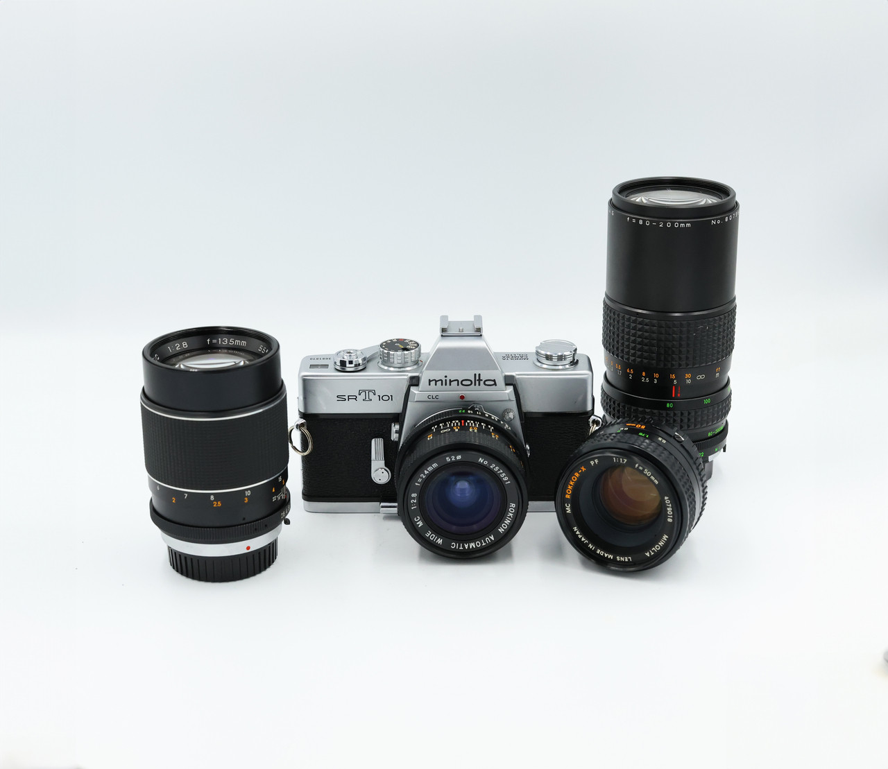 USED MINOLTA SRT101 LENS KIT