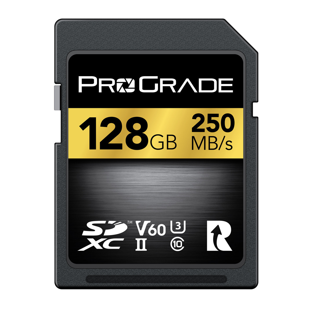 ProGrade Digital 128GB SDXC UHS-II V60 Gold Memory Card