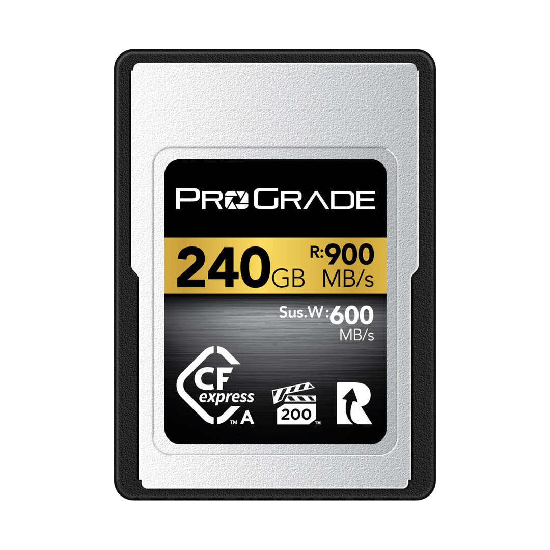 ProGrade Digital 240GB CFexpress 2.0 Type A Gold Memory Card