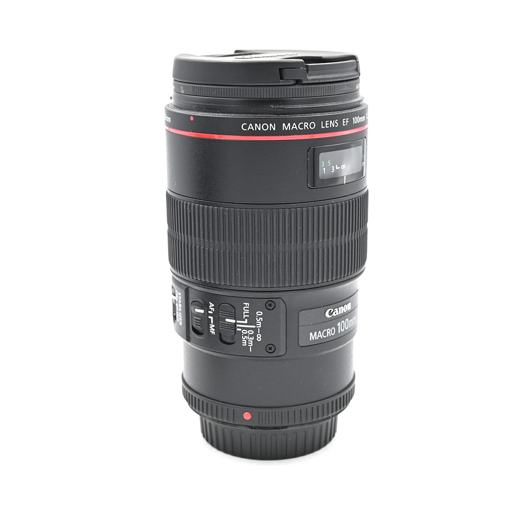 USED CANON EF 100 2.8 L MACRO IS USM