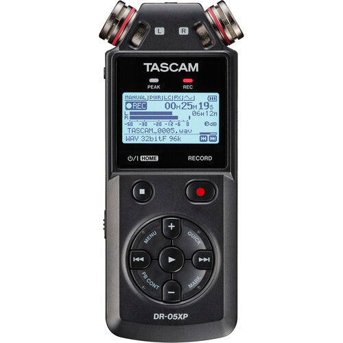 TASCAM DR-05XP 2-Channel 32-Bit Float Portable Handheld Recorder