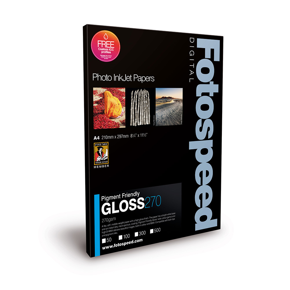 FotoSpeed PF Gloss 270 Inkjet Paper - A3 Plus, 50 Sheets