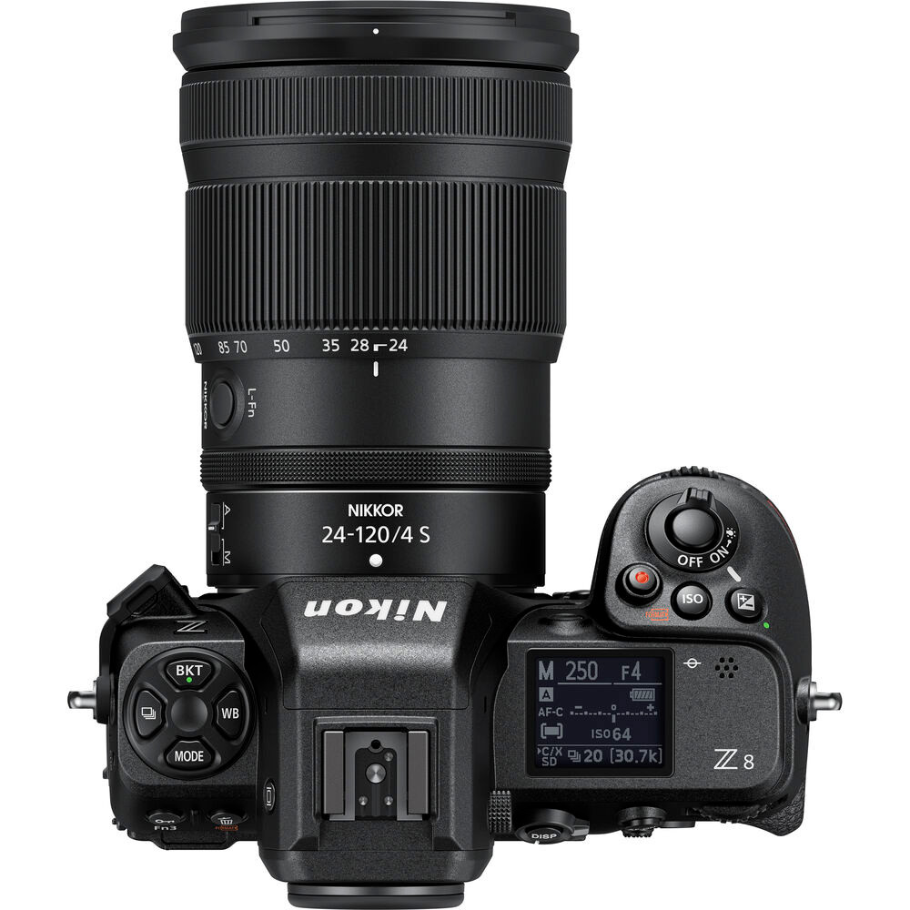 Nikon Z8 Mirrorless Camera with 24-120mm f/4 Lens - Bedford Camera