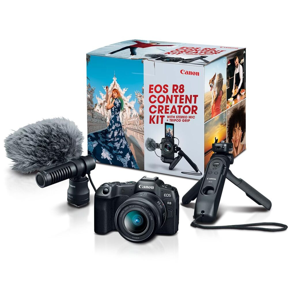Canon EOS R8 Mirrorless Camera Content Creator Kit | Bedfords.com