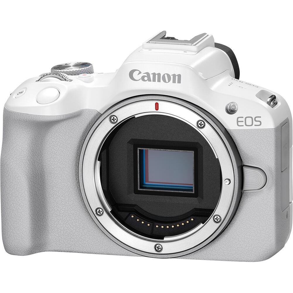 Canon EOS R50 Mirrorless Camera (White) - Bedford Camera & Video