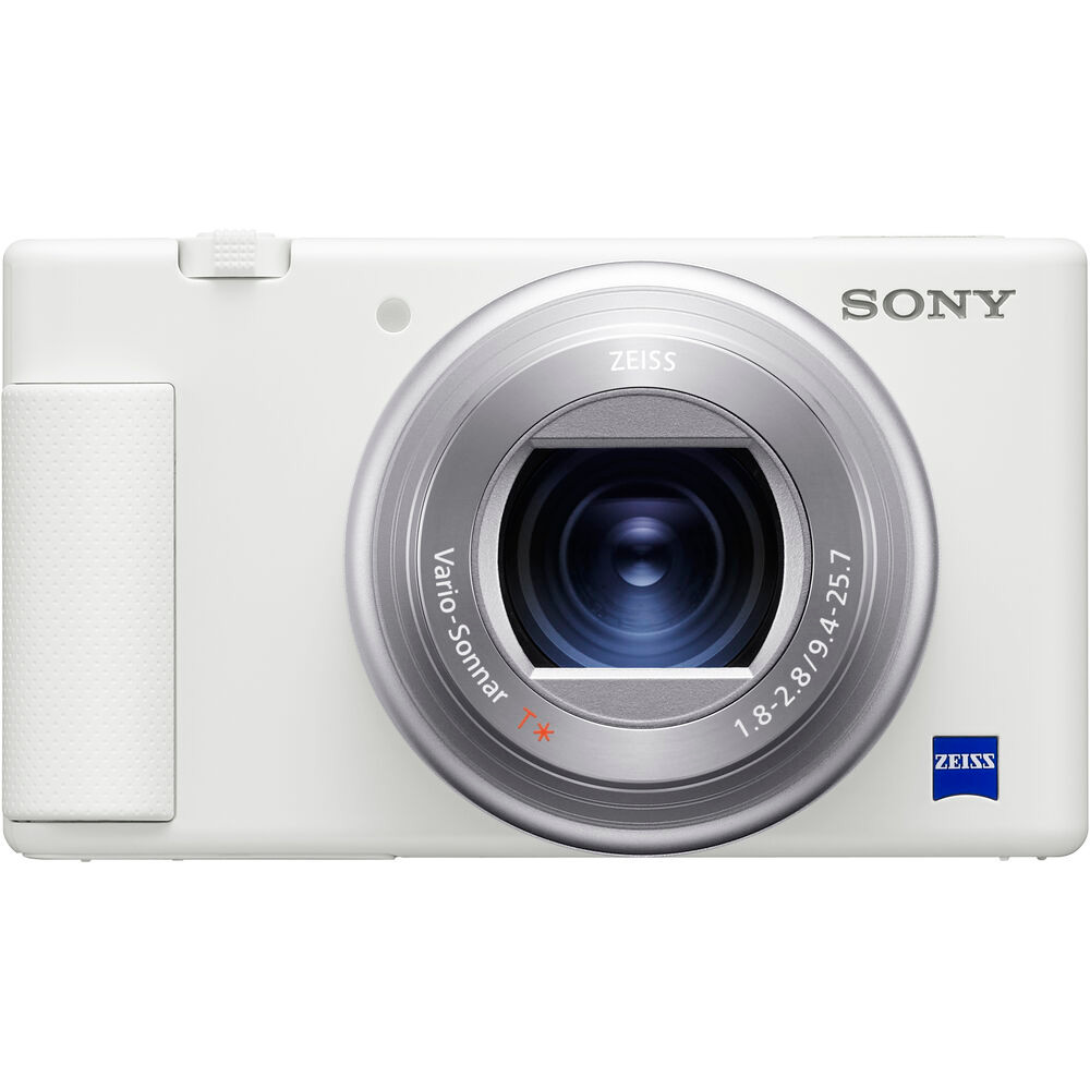 Sony ZV-1 ホワイト コンパクトデジタルカメラ Sony ZV-1 Digital Camera (White) | Bedfords.com