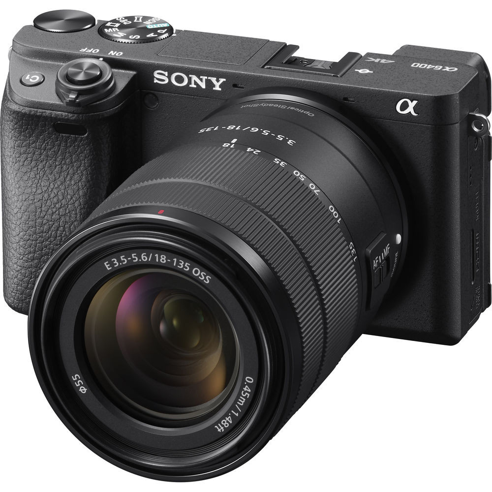 Sony Alpha a6400 Mirrorless Camera with 18-135mm Lens | Bedfords.com