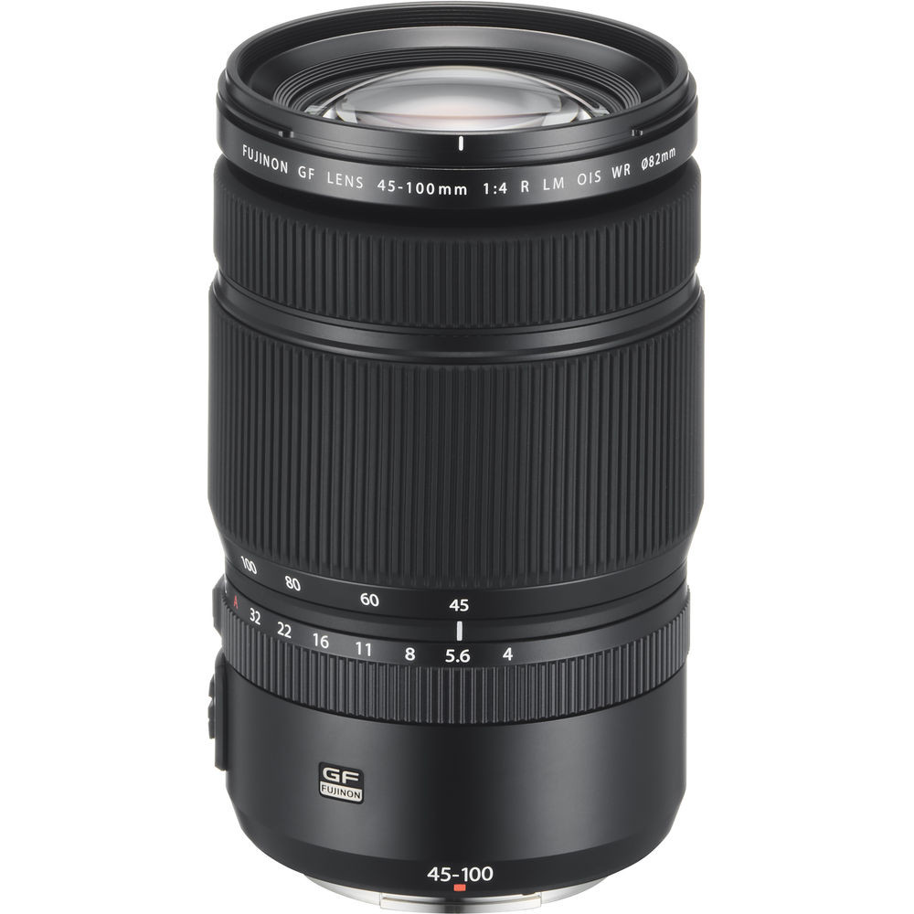 GF 45-100mm F4 ズームレンズ Fujifilm GF 45-100mm f/4 R LM OIS WR Lens - Bedford Camera & Video